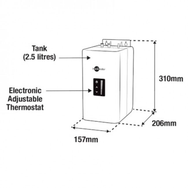 InSinkErator 愛適易 即熱式淨水系統 配HC3300冷熱水龍頭套裝 + 3M-AP2- 405G濾水系統
