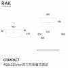 RAK-COMPACT長方形掛牆式面盆